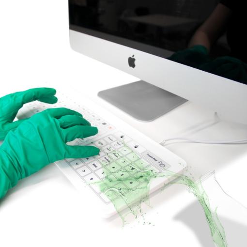 CL48-Mini Industrial Glass Keyboard